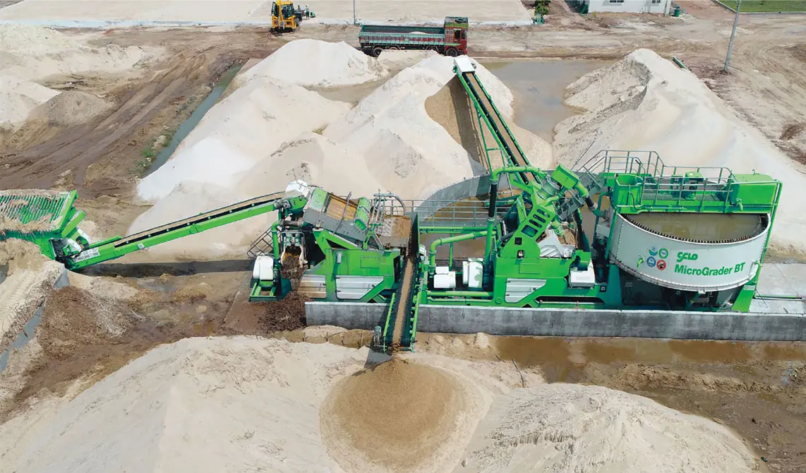 Dedusting & frac sand