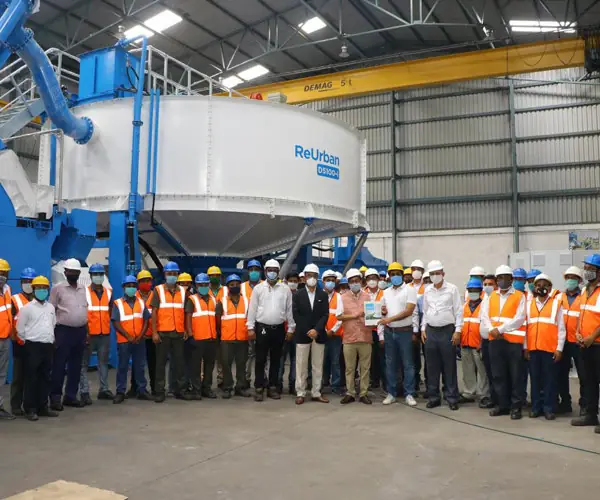 We exported our patented C&D Waste Recycling machine to Korea: photo 9