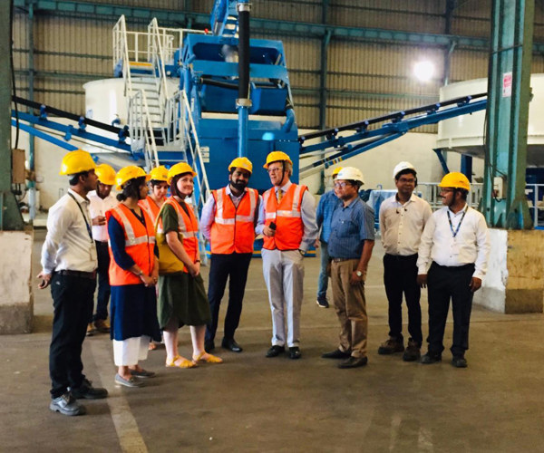 Rhiannon Harries visits CFlo Workshop