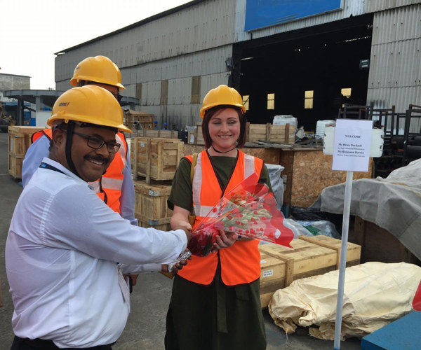 Rhiannon Harries visits CFlo Workshop